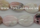 COP26 15*20mm oval natural pink opal gemstone beads Wholesale