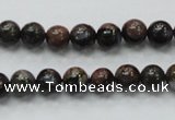 COP265 15.5 inches 8mm round natural grey opal gemstone beads