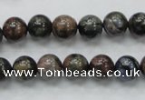 COP266 15.5 inches 10mm round natural grey opal gemstone beads