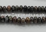 COP268 15.5 inches 4*8mm rondelle natural grey opal gemstone beads