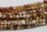 COP300 15.5 inches 4mm round brandy opal gemstone beads wholesale