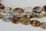 COP314 15.5 inches 8*12mm oval brandy opal gemstone beads wholesale