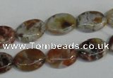 COP315 15.5 inches 10*14mm oval brandy opal gemstone beads wholesale