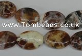 COP316 15.5 inches 13*18mm oval brandy opal gemstone beads wholesale