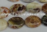 COP317 15.5 inches 15*20mm oval brandy opal gemstone beads wholesale