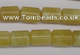 COP340 15.5 inches 10*14mm tube yellow opal gemstone beads