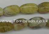 COP341 15.5 inches 10*14mm – 14*20mm nuggets yellow opal gemstone beads