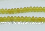 COP350 15.5 inches 4*6mm rondelle yellow opal gemstone beads wholesale