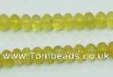 COP351 15.5 inches 5*8mm rondelle yellow opal gemstone beads wholesale