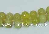 COP355 15.5 inches 8*16mm bone shape yellow opal gemstone beads