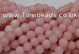 COP402 15.5 inches 6mm round Chinese pink opal gemstone beads