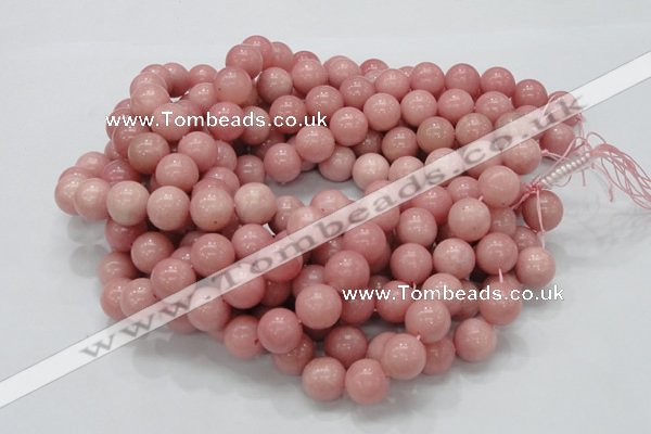 COP406 15.5 inches 14mm round Chinese pink opal gemstone beads