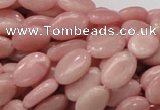 COP417 15.5 inches 8*12mm oval Chinese pink opal gemstone beads