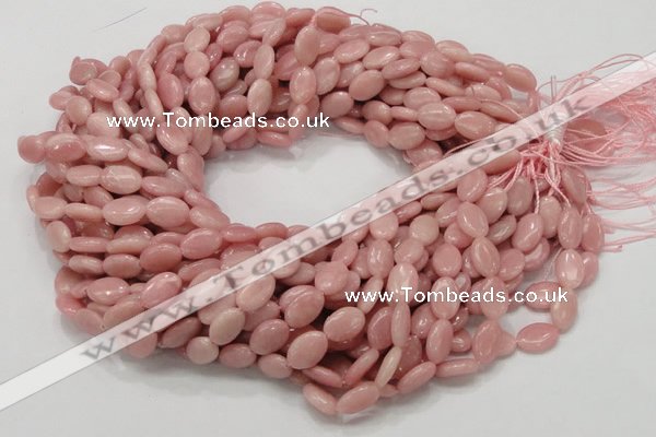 COP417 15.5 inches 8*12mm oval Chinese pink opal gemstone beads