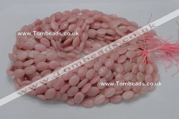 COP418 15.5 inches 10*14mm oval Chinese pink opal gemstone beads