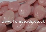 COP420 15.5 inches 18*25mm oval Chinese pink opal gemstone beads