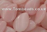 COP425 15.5 inches 18*24mm twisted teardrop Chinese pink opal gemstone bead