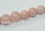 COP431 15.5 inches 8mm - 16mm round Chinese pink opal gemstone beads