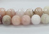 COP44 10mm smooth round natural pink opal beads Wholesale