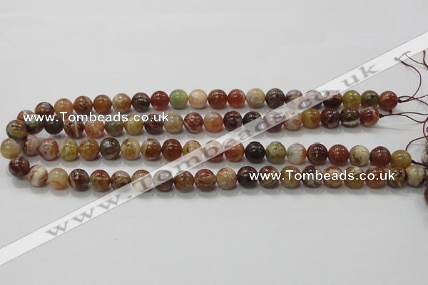 COP502 15.5 inches 10mm round natural red opal gemstone beads