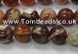 COP503 15.5 inches 12mm round natural red opal gemstone beads