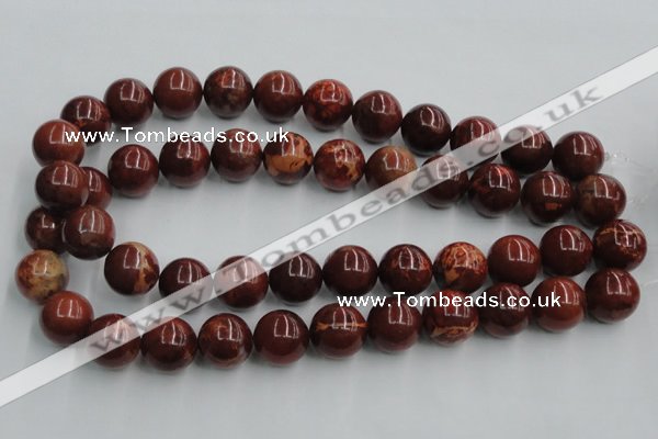 COP516 15.5 inches 18mm round red opal gemstone beads wholesale