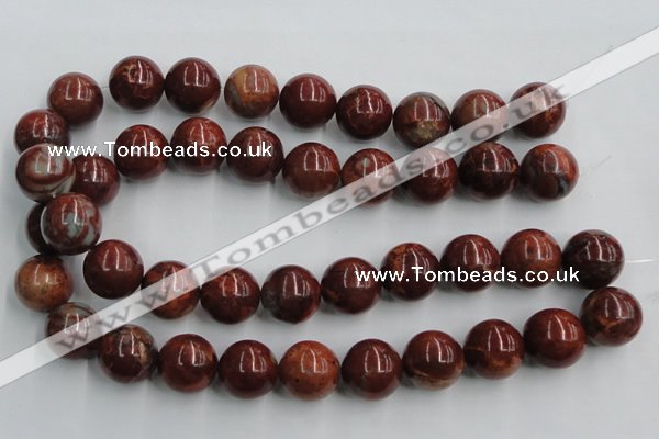 COP517 15.5 inches 20mm round red opal gemstone beads wholesale