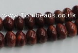 COP520 15.5 inches 7*12mm rondelle red opal gemstone beads wholesale