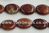 COP522 15.5 inches 13*18mm oval red opal gemstone beads wholesale