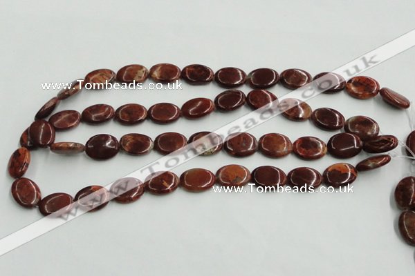 COP522 15.5 inches 13*18mm oval red opal gemstone beads wholesale