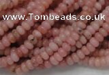 COP56 15.5 inches 2.5*4mm rondelle natural pink opal gemstone beads