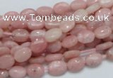 COP61 15.5 inches 6*8mm oval natural pink opal gemstone beads