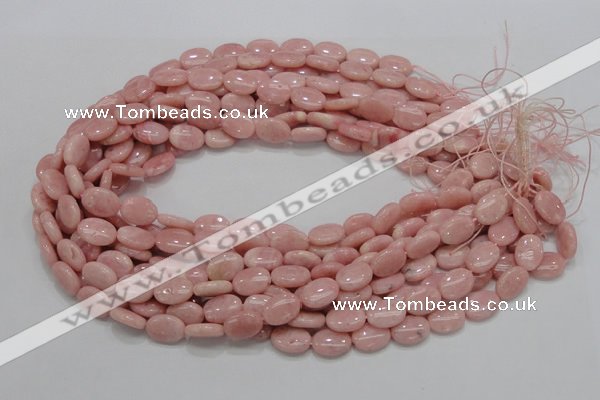 COP63 15.5 inches 10*14mm oval natural pink opal gemstone beads