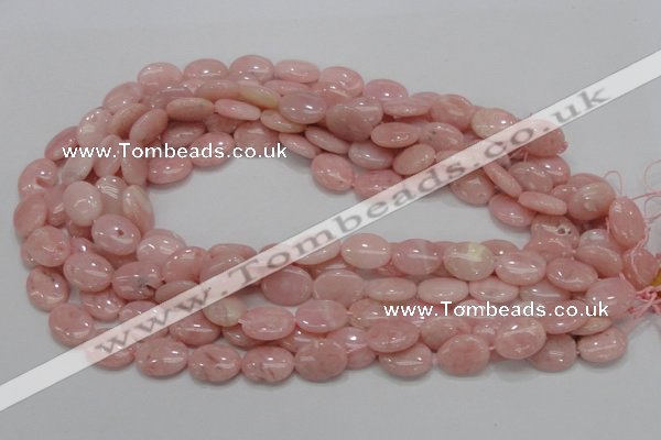 COP64 15.5 inches 12*16mm oval natural pink opal gemstone beads