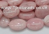 COP65 15.5 inches 14*18mm oval natural pink opal gemstone beads