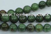 COP652 15.5 inches 8mm round green opal gemstone beads wholesale