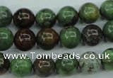 COP653 15.5 inches 10mm round green opal gemstone beads wholesale