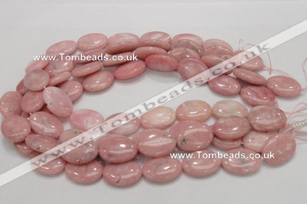 COP66 15.5 inches 18*25mm oval natural pink opal gemstone beads