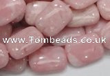 COP70 15.5 inches 13*18mm rectangle natural pink opal gemstone beads