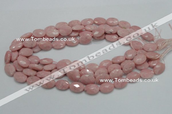 COP72 15.5 inches 13*18mm faceted oval natural pink opal beads