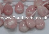 COP73 15.5 inches 10*14mm flat teardrop natural pink opal beads