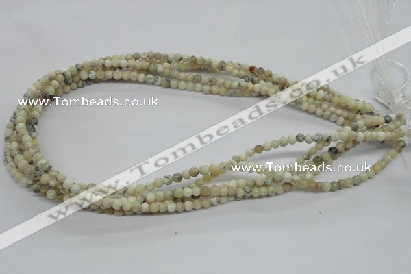 COP800 15.5 inches 4mm round natural African opal beads