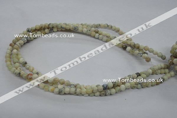 COP801 15.5 inches 6mm round natural African opal beads