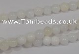 COP901 15.5 inches 8mm round natural white opal gemstone beads