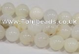 COP902 15.5 inches 10mm round natural white opal gemstone beads