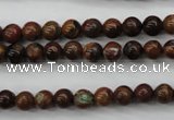 COP951 15.5 inches 6mm round green opal gemstone beads wholesale