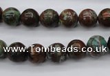 COP987 15.5 inches 10mm round green opal gemstone beads wholesale