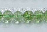 COQ03 16 inches 4mm round dyed olive quartz beads wholesale