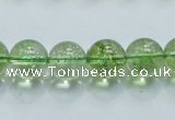 COQ05 16 inches 8mm round dyed olive quartz beads wholesale