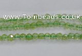 COQ10 16 inches 4mm faceted round dyed olive quartz beads wholesale